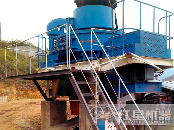 砂石料生產線工作現場