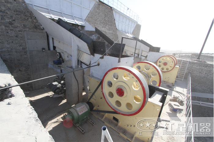 磕石子機工作現場實拍