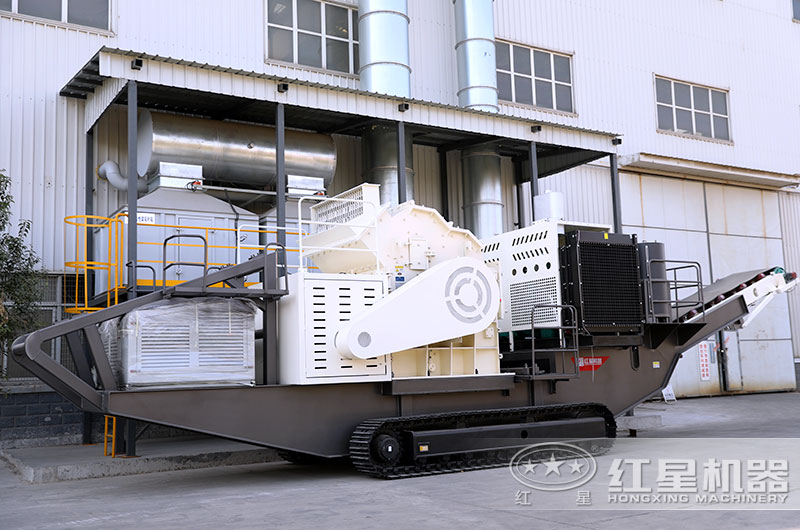 移動式細碎制砂機廠區實拍