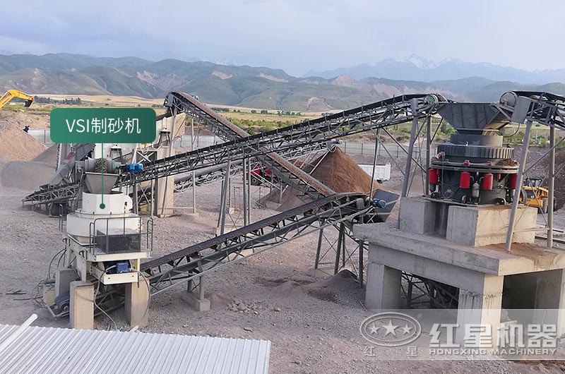 制砂生產線現場實拍 制砂生產線現場實拍