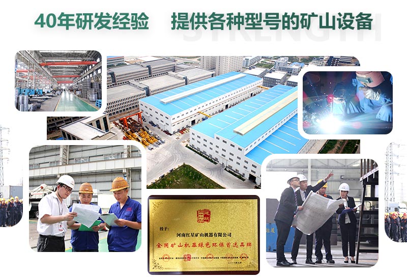 40年研發經驗，提供各種礦山設備