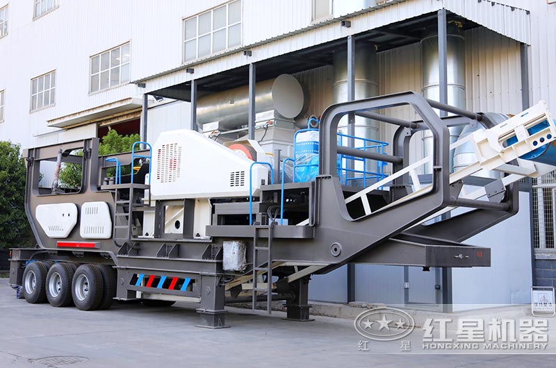 移動石料制砂機廠區展示