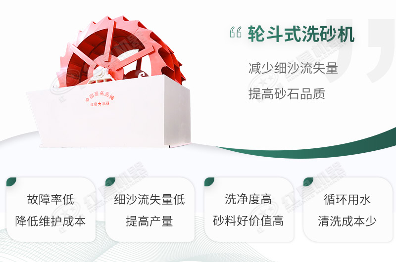 洗砂機性能優勢