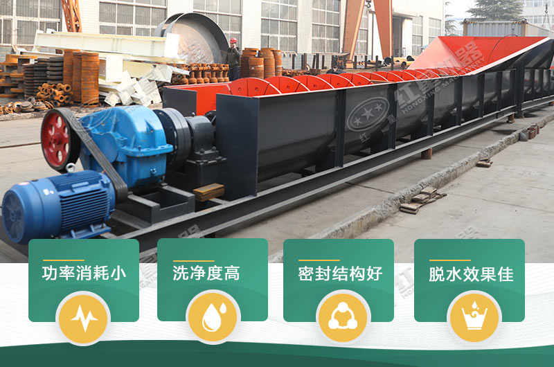 螺旋洗砂機優勢