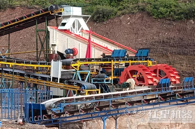 洗砂機現場實拍圖 洗砂機現場實拍圖