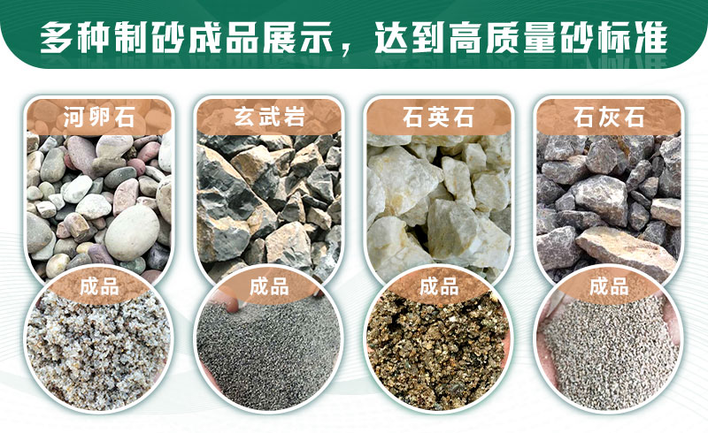 什么樣的石頭適合制砂？制沙生產線如何配置？