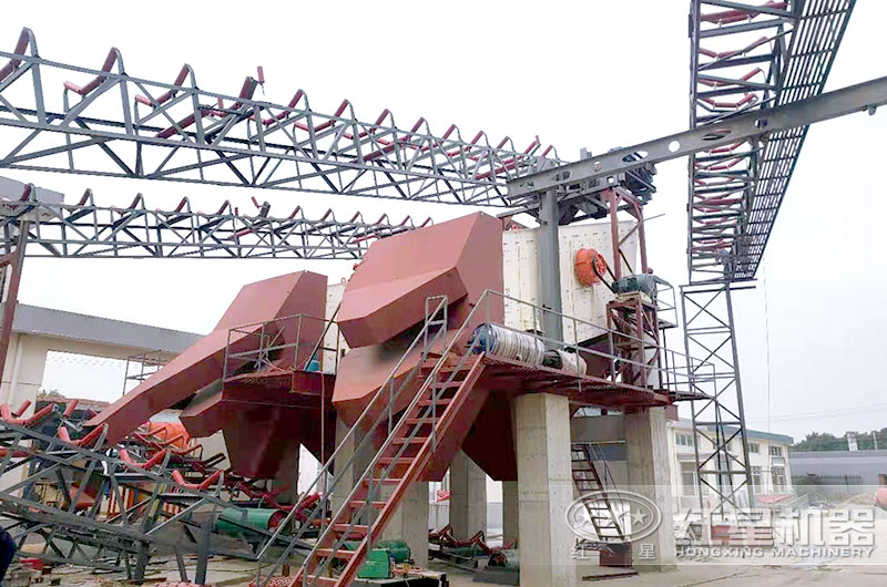 現場實拍,圓振動篩 現場實拍,圓振動篩