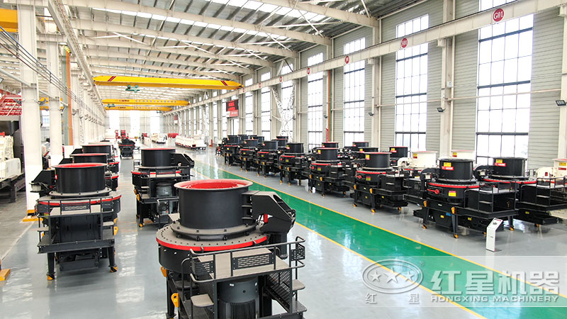 花崗巖石子粉碎機、制砂機車間現貨 花崗巖石子粉碎機、制砂機車間現貨