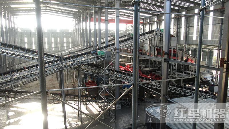 石子機生產(chǎn)線多少錢一套，附現(xiàn)場案例