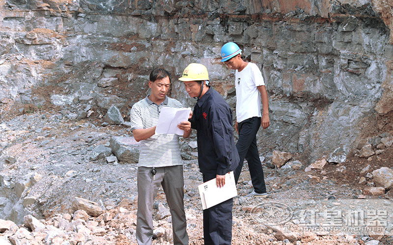 紅星廠家安排技術人員指導客戶安裝生產