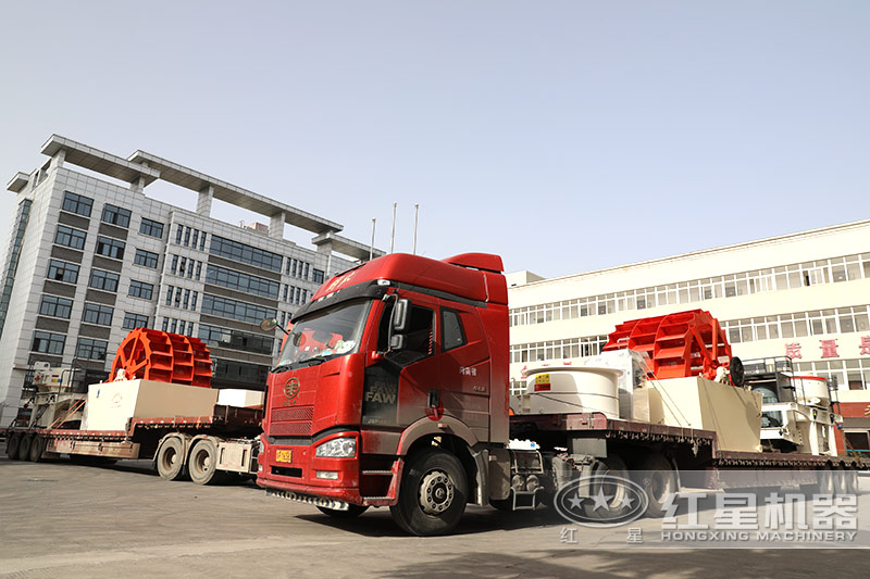 環保型輪斗洗沙機發貨